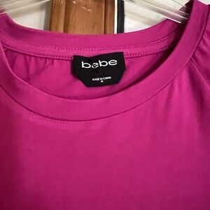 Bebe Pink Top